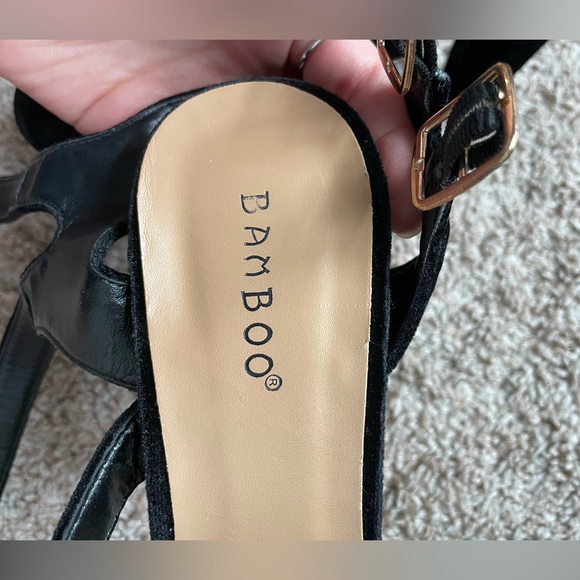 Bamboo Platform Heels - Picture 4 of 5